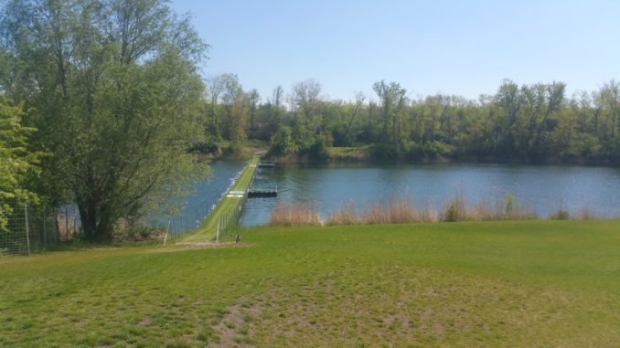 Pontonbrücke Hufeisensee Südwestbuch